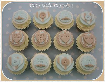 New Baby 'Thank you' Cupcakes - Cake by Heidi Stone