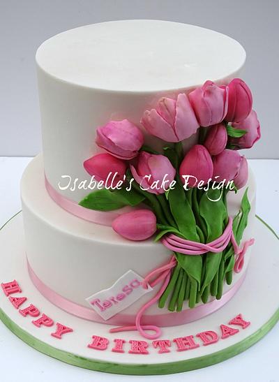 Spring Tulips - Cake by The Rosehip Bakery