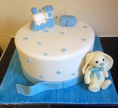 It's' a boy!!! Baby shower cake - Cake by Daisychain's Cakes