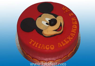 Mickey Mouse cake - Cake by Janne