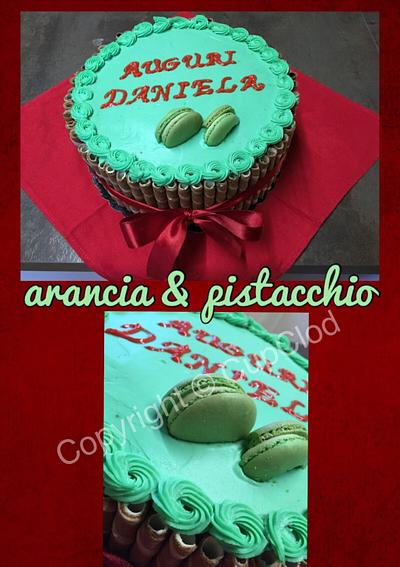 Classica al pistacchio e arancia  - Cake by CupClod Cake Design