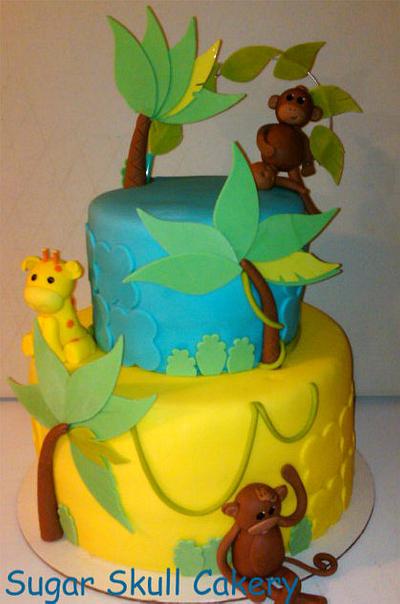 Safari Themed Baby Shower Cake - Cake by Shey Jimenez