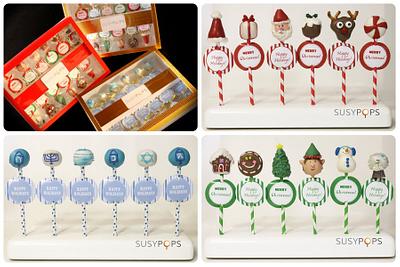 Holiday cake pops by SusyPops - Cake by Susy