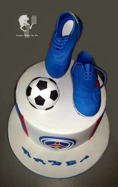 Football ..... PSG .... https://www.facebook.com/Sugar.Magic.by.An - Cake by Antonia Lazarova