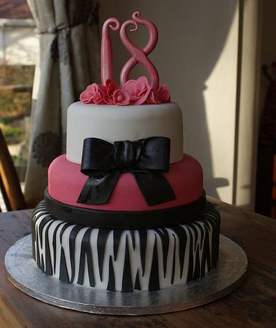 18th birthday cake - Cake by teresamm