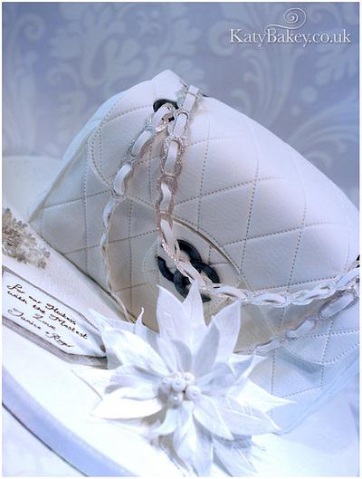 Winter wonderland themed Chanel bag  - Cake by Katy Davies