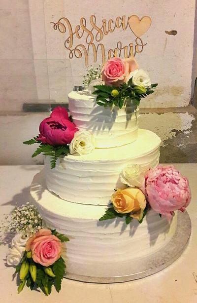 Romantic Wedding cake - Cake by Silvia Tartari