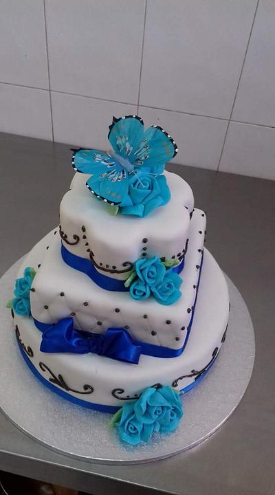 Wedding cake - Cake by Alice