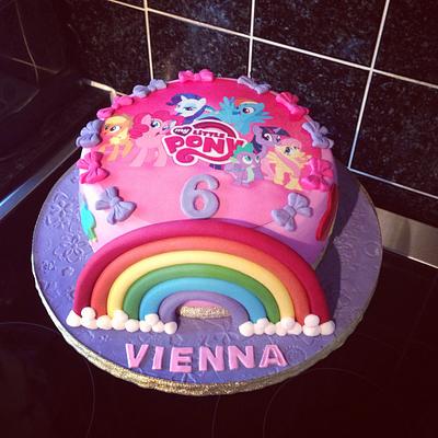 My little pony rainbow - Cake by AnnasCakeDelights
