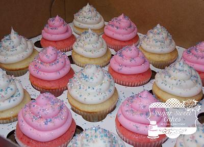 Pastel Sugar Cupcakes - Cake by Sugar Sweet Cakes