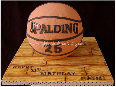 Basketball cake - Cake by ladybirdcakecompany