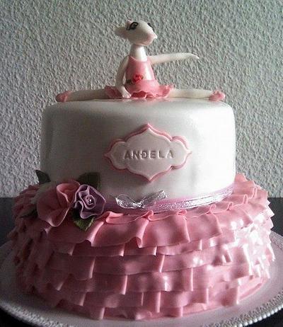 Angelina Ballerina - Cake by GigiZe