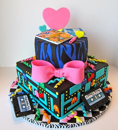 Awesome 80s cake - Cake by Kate