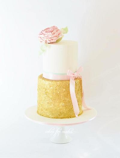 Gold Elegance - Cake by Cakes for mates