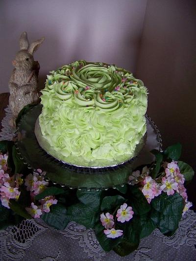 Swirl birthday cake - Cake by Kathy Kmonk