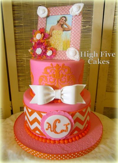 Girly Grad Cake - Cake by Sarah Myers