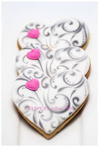 Valentine Cookies - Cake by Taartjes van An (Anneke)