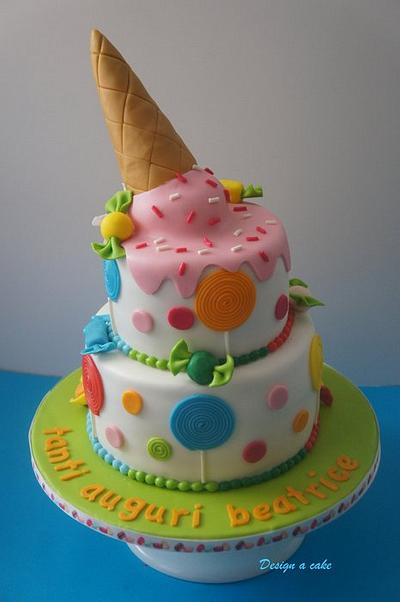 ice cream cake - Cake by Alessandra