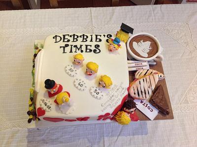 Costa coffee lover - Cake by Debbie