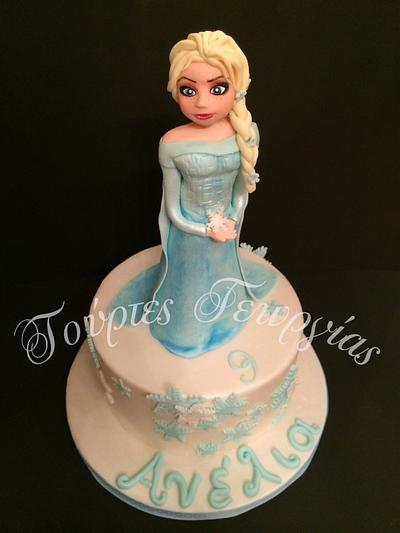 ELSA Frozen - Cake by Georgia Ampelakiotou