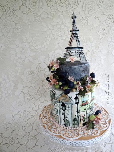 Pretty Paris - Cake by Firefly India by Pavani Kaur