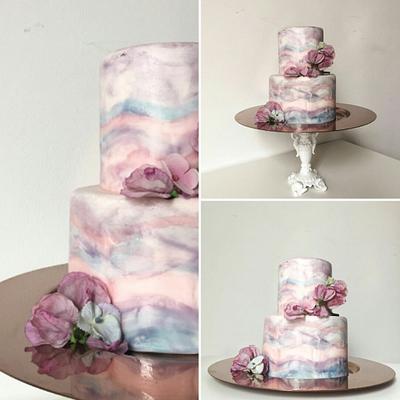 watercolor cake - Cake by Yummy Cake Shop