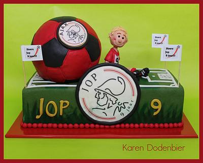 Soccar,soccar,soccar!!! - Cake by Karen Dodenbier