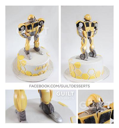 Bumblebee-Bot - Cake by Guilt Desserts