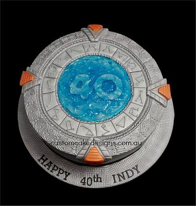 Stargate Portal Cake - Cake by Custom Cake Designs