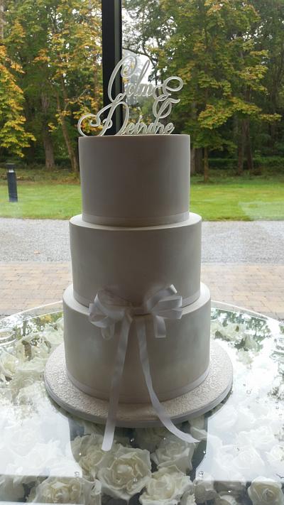 Compromise wedding cake  - Cake by Novel-T Cakes