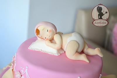 Cute baby Girl - Cake by Sweetcakes