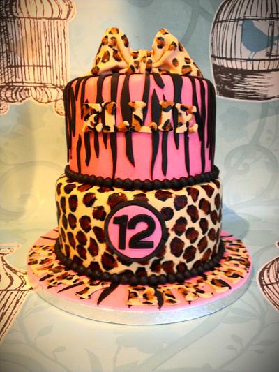 animal print - Cake by Cakes galore at 24