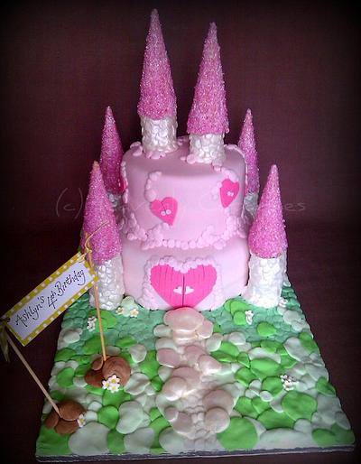 Princess Castle - Cake by Debbie Vaughan