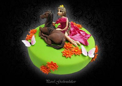 Детский торт с принцессой - Cake by Pavel