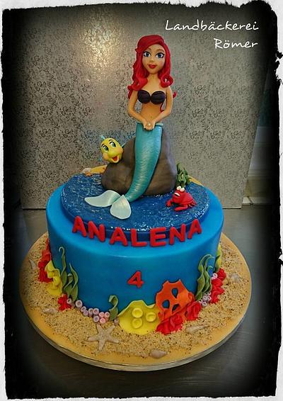 Ariel Mermaid Birthday Cake - Cake by Marina Römer