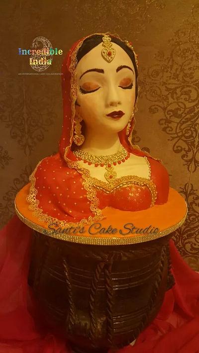 Indian bride - Incredible India Collaboration  - Cake by Santis
