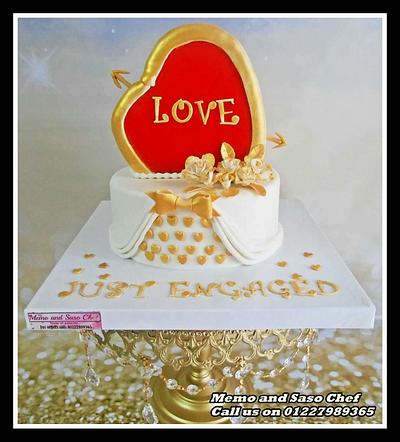 Heart cake  - Cake by Mero Wageeh