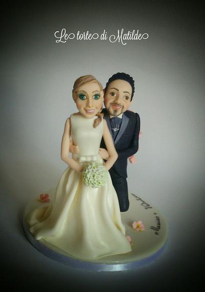 Cake topper wedding  - Cake by Matilde