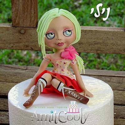Blythe doll - Cake by Nili Limor 