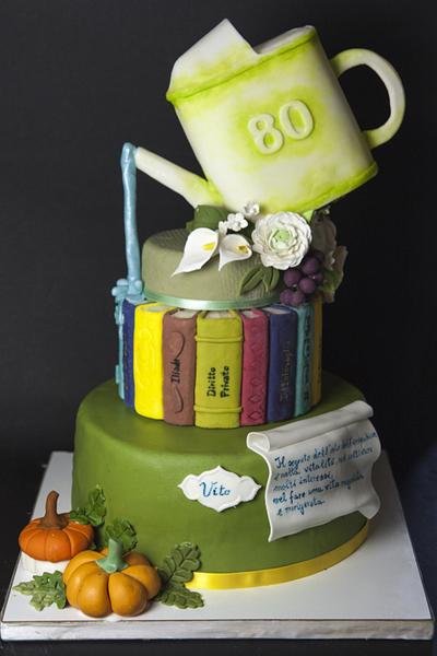 80th birthday - Cake by Caramel's Cake di Maria Grazia Tomaselli
