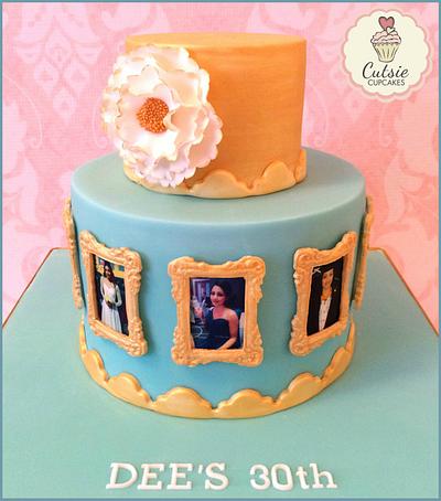Vintage 30th Birthday Cake - Cake by Cutsie Cupcakes