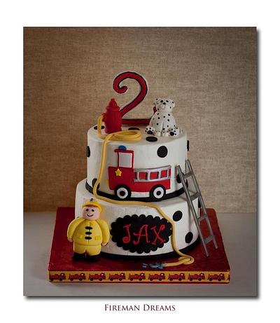 Little Fireman - Cake by Jan Dunlevy 