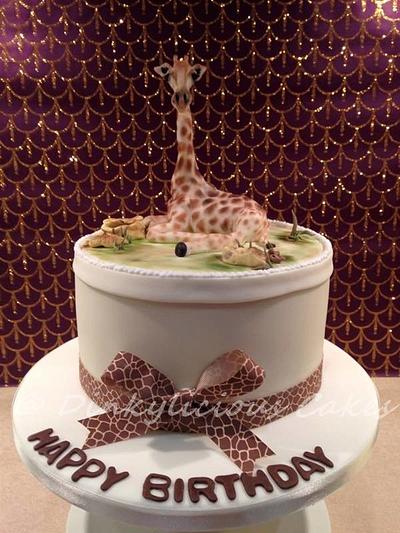 " Gertrude " Giraffe Cake - Cake by Dinkylicious Cakes