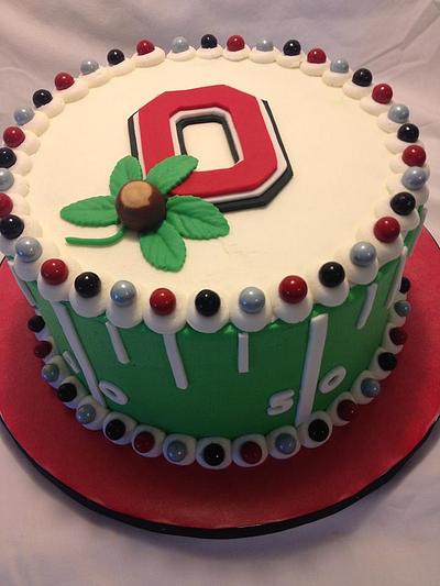 Ohio State Cake - Cake by Tonya
