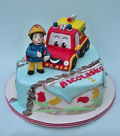 Fireman Sam - Cake by Zuzana Bezakova