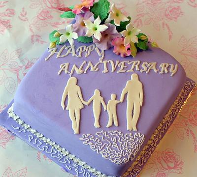 Anniversary Cake - Cake by Inoka (Sugar Rose Cakes)