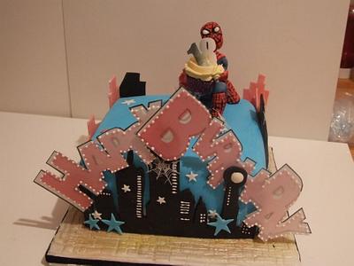 Spiderman cake - Cake by Amanda Watson