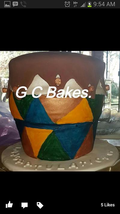 African Drum Cake - Cake by Gracy Fish