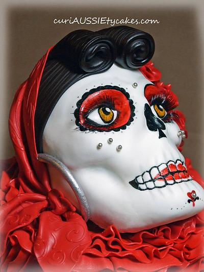 "Lady Lola" sugar skull bakers - Cake by CuriAUSSIEty  Cakes
