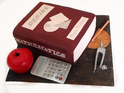 Mathematics teacher - Cake by Aoibheann Sims